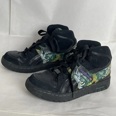REEBOK Shoes HULK MARVEL  Boys Size 6 High Top Sneakers Tennis Shoes Basketball - Image 1 of 4