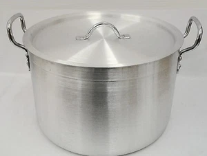 Cazuela de aluminio de alta resistencia sartén tapa catering - base de tierra - Imagen 1 de 3