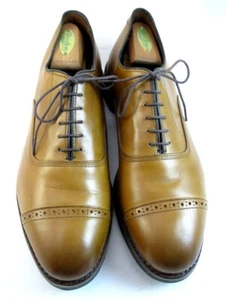 Allen Edmonds "FIFTH AVENUE" Cap-Toe Oxfords 10 EEE Walnut DAINITE SOLES (359N) - Picture 1 of 11