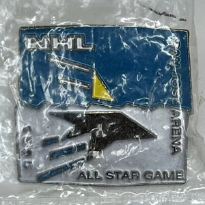 Prendedor NHL 1996 All Star Game San Jose Arena en bolsa original hockey tiburones - Imagen 1 de 4