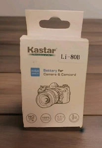 Camera Battery KASTAR Li-80B Lithium Ion New In Box - Picture 1 of 1