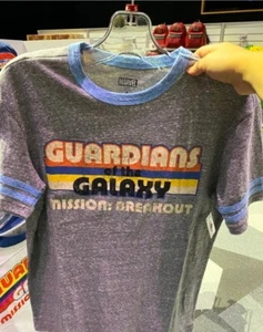 DisneyParks MARVEL Guardians Of The Galaxy 'Mission Breakout' Ringer Tshirt Sz S - Picture 1 of 4