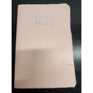 1962 Zondervan Publishing Holy Bible - King James Version - Soft Pink Cover - Picture 1 of 12