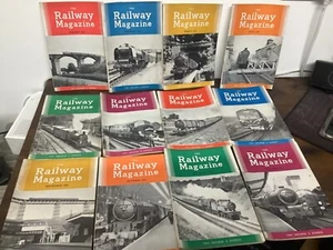 The Railway Magazine 1961 Jan - Dec Full Set. Used (CB29) - Picture 1 of 1