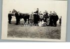A1638. C.1920'S. People, Horse & Carriage. Unposted Rppc