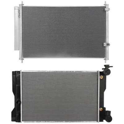 Radiator & AC Condenser Cooling Kit For 2009 2010 2011-2017 Toyota Corolla 1.8L - Image 1 of 4
