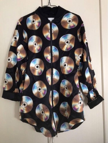 MOSCHINO x H&M Giacca Donna Stampa Compact Disc 36 M USATA