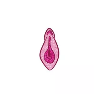 Alfiler de esmalte vulva por cohete de madera - Imagen 1 de 1