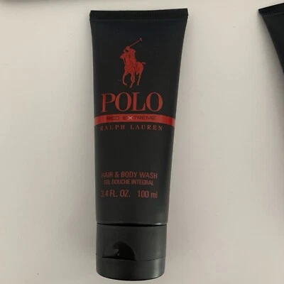 Gel de ducha/lavado corporal Ralph Lauren Polo Red Extreme 3,4 oz 100 ml para hombre Foto 1 de 2