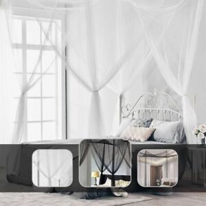 Canopy 4 Corner Post King Size Mosquito Net Home Decor Bedding Bed Canopy