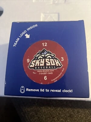 Colorado Springs Sky Sox Can Clock NEW Very Rare - Image 1 of 4