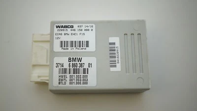 OEM BMW X5 X6 F15 F16 F85 F86 SOSPENSIONE PNEUMATICA ECU WABCO 6860387 / 37146860387 - Immagine 1 di 4