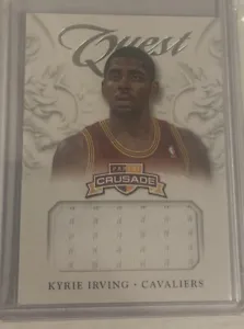 2012/13 Panini Crusade Quest Memorabilia Kyrie Irving ROOKIE RC PATCH #38 - Picture 1 of 2