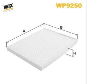 Filtro cabina WIX WP9250 se adapta a Fiat / Citroen / GM / Opel / Peugeot - Imagen 1 de 4