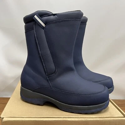 NEW W/ Box Lands End Navy Blue Snow Flurry Boots Boys Size 5 Medium - Image 1 of 4