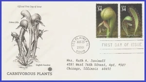 USA3 #3530 ADDR PCS ARTCRAFT FDC STR2 Cobra Lily - Picture 1 of 1