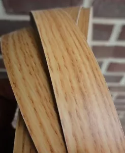 Natural Oak polyester melamine edgebanding 13/16" x 120" with preglued adhesive - Picture 1 of 4