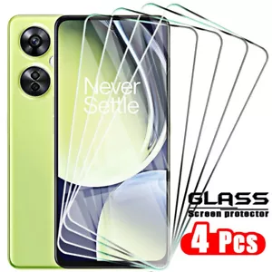 4 Pcs Screen Protector For OnePlus 10 9 8 Pro Nord 2 CE N10 N100 Tempered Glass - Picture 1 of 15