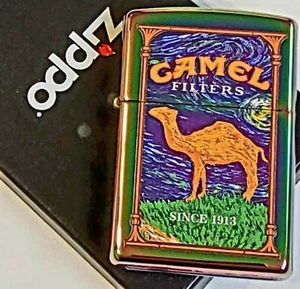ZIPPO LIGHTER CAMEL CANVAS Spectrum CASE CZ 1008 LIMITED EDITION ONLY 50 MADE - Picture 1 of 4