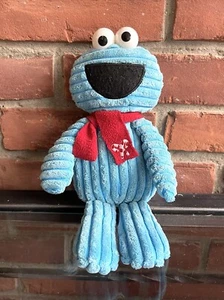 GUND Sesame Street Holiday Cookie Monster Plush Animal Soft Toy Corduroy EUC - Picture 1 of 4