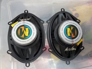 Vintage Discontinued Memphis 5"x7" 80W Speakers Builtin TWEETERS 15-PR572 - Picture 1 of 7