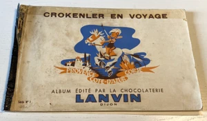 RARE: LANVIN Chocolate Album - CROKENLER en Voyage Series No. 1 - No Picture - Picture 1 of 6