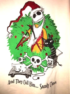 Girls Nightmare Before Christmas Santa Jack Sweatshirt small - Picture 1 of 5