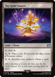 The Gold Saucer Final Fantasy Foil - Picture 1 of 1