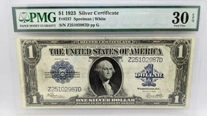 1923 $1 Silver Certificate - PMG 30 EPQ - Fr#237 - Large Size Note - Picture 1 of 5