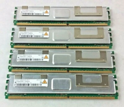 Memoria ECC Qimonda 4x1GB (4GB) PC2-5300F DDR2-667MHz 2Rx8 HYS72T128420HFN-3S-A Foto 1 de 3