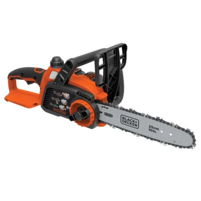 Black & Decker LCS1020 20V MAX Brushed Li-Ion 10 in. Chainsaw Kit (2 Ah) New