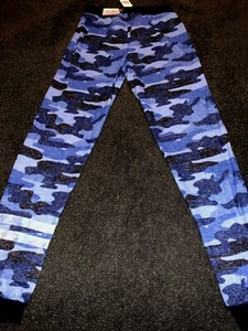 Justice Lightweight Jogger Blue Camo Size 10 NWT - Picture 1 of 5