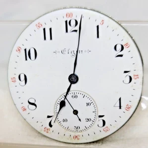 Antiguo movimiento de reloj de bolsillo ELGIN 1905 - 7J-16 S! ¡Para piezas o reparación! - Imagen 1 de 2