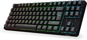 Clavier de jeu mécanique CIY X77, 88 touches QWERTZ RGB - Photo 1/6