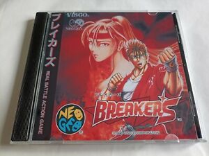 SNK Neo Geo CD CDZ Breakers Visco cover and case replacement