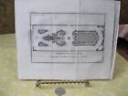 Vintage Print,DISPOSITION OF PLOT GROUND,Humphreys Nature,1736,Copperplate