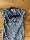 aeropostle bulldogs vasity large gray t shirt