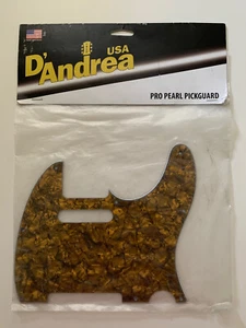 Pick Guard D’Andrea Pro Gold Pearl DPP TL GOP EE. UU. - Imagen 1 de 5