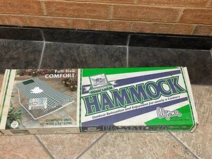 Vintage Algoma Hammock ~ 1992 The Original Great Lakes ~Green ~ Original Box~USA - Picture 1 of 17