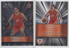 2021-22 Wild Card Alumination Blue Foil 5 Stripe /50 Cole Swider #ABC-15