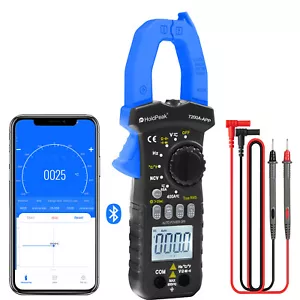 Digital Multimeter Clamp meter 6000 Count AC 600V True RMS Resistance Wireless - Picture 1 of 8