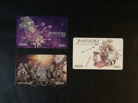 Nintendo Fire Emblem eShop Prepaid Gift Card (Used no value) Cover