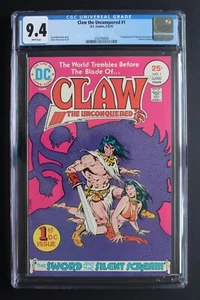 Claw the Unconquered #1 first Valcan Scaramax & King Occulas 1975 DC GGA CGC 9.4 - Picture 1 of 2