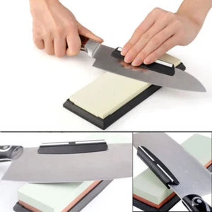 Kitchen Knife Sharpener Ceramic Angle Guide Clip Tool For Whetstone Sharpening - Picture 1 of 12