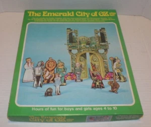 Juego De Colección 1975 The Toy Factory La Ciudad Esmeralda de Oz Mago de Oz Nuevo Raro - Imagen 1 de 10