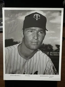 1968-1973 Dave Boswell MINNESOTA TWINS signiert 8x10 ORIGINAL Pressefoto. - Bild 1 von 9