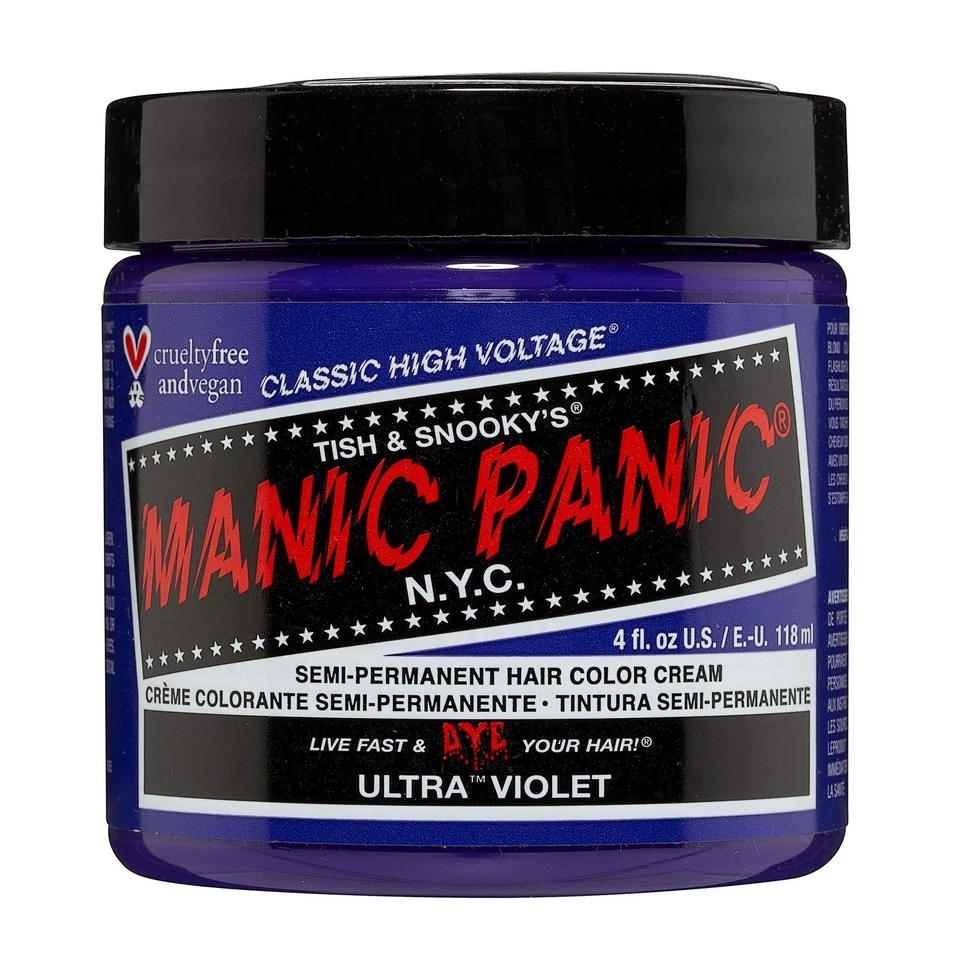 Manic Panic High Voltage Classic Cream Hair Color Ultra Violet 4oz