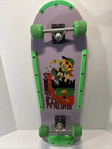 Vintage 1990er 80er Old School Skateboard Grafik Kunststoff Schienen God Bless America - Bild 1 von 24