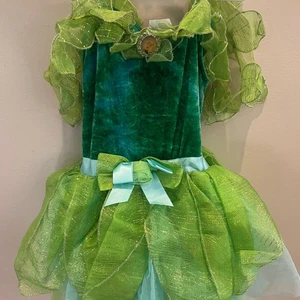 Vestido Disfraz de Hada Verde Tinker Bell Niño Talla S 5/6 - Imagen 1 de 4