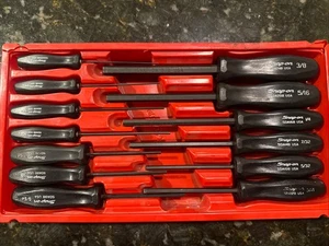 13 Pc. Snap-on Hard Handle Hex Allen Screwdriver Set SAE 3/8 - .05 Very NICE! - Picture 1 of 6